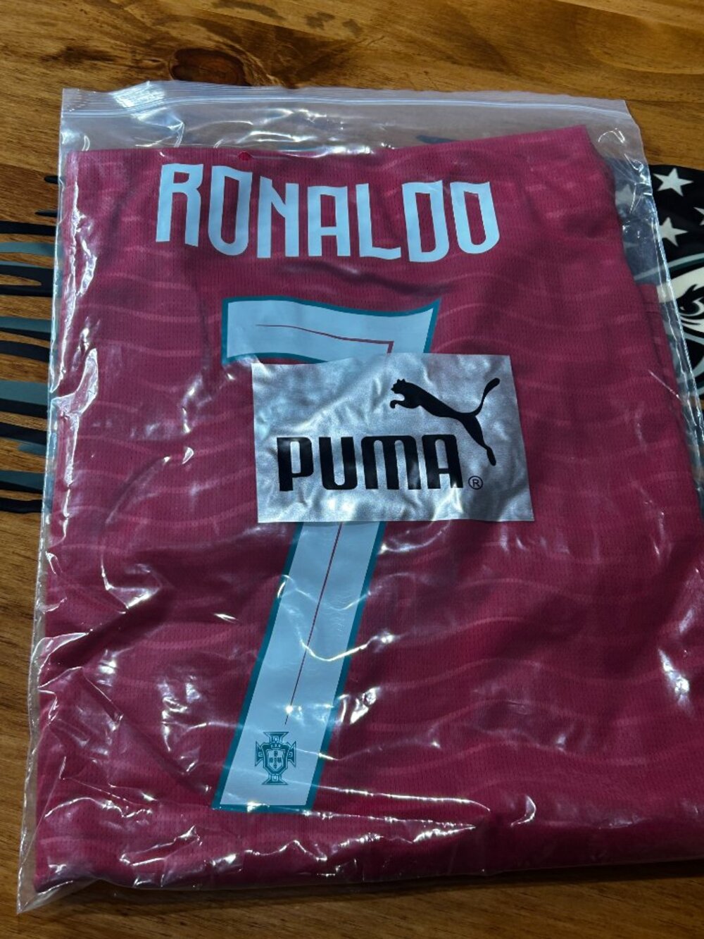 Cristiano Ronaldo #7 World Cup Portugal Soccer PUMA Jersey Men's Sizes - Picture 10 of 10